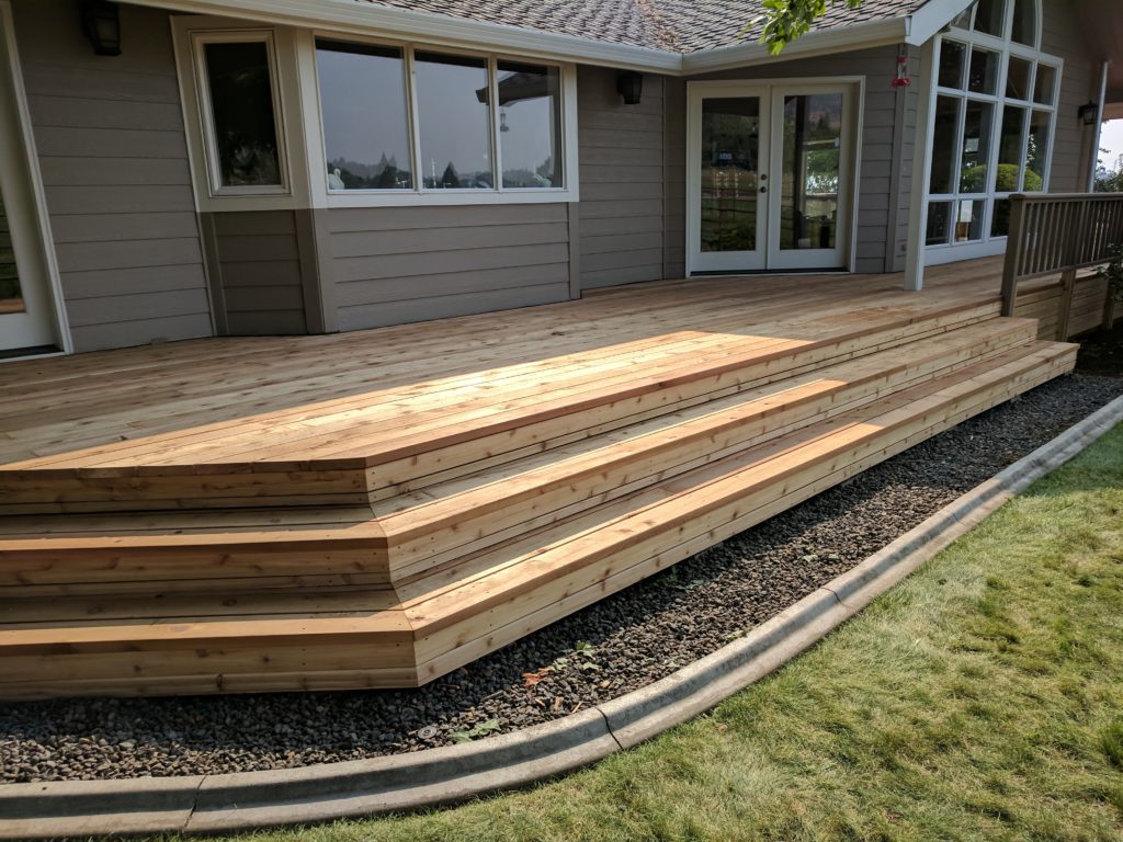 Cedar Deck Rebuild Talent Oregon