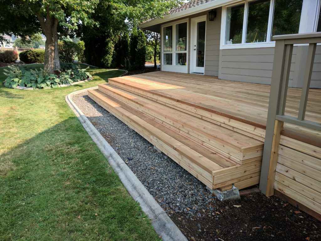 Cedar Deck Rebuild Medford Oregon